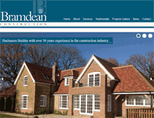 Tablet Screenshot of bramdeanconstruction.com